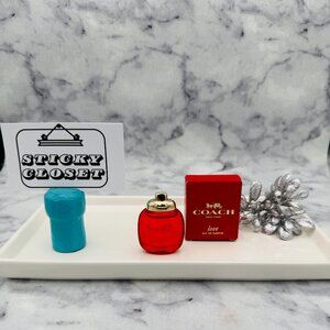 Coach Love EDP Floral Fruity Wild Strawberry Red Rose-Mini4.5ml,0.15oz-BOXED-NEW